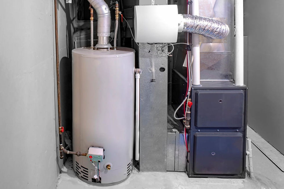 hot water tank system in a home