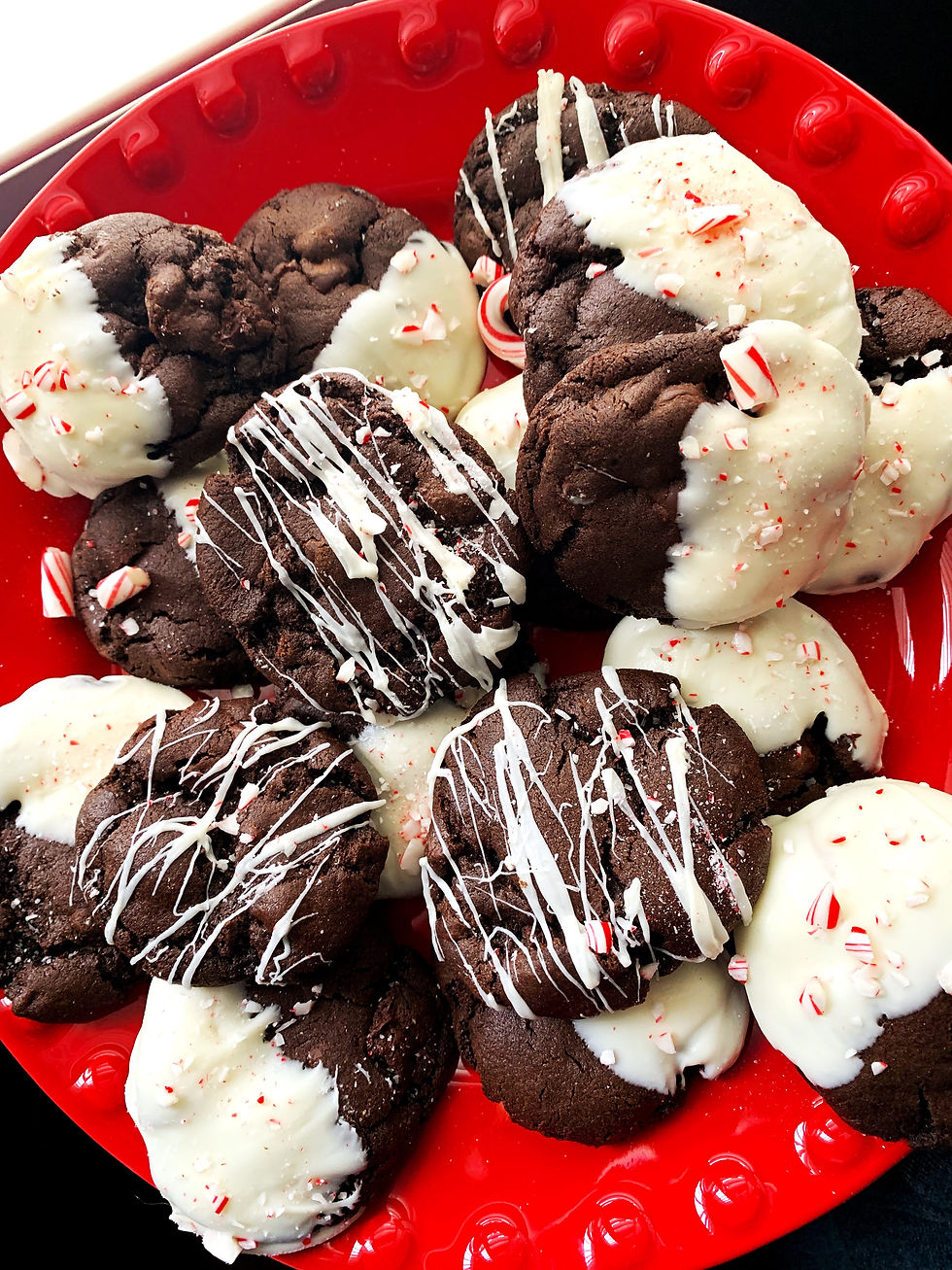 Peppermint Mocha Cookies