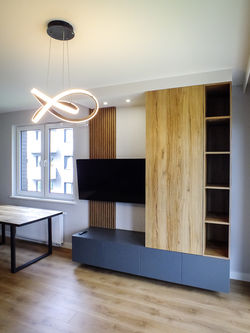 Salon z aneksem kuchennym