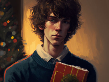 A TEENAGE BOY'S CHRISTMAS by Rolleen.