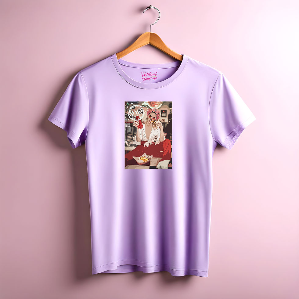 Thumbnail: Unisex 'Foodie Frida' Printed T Shirt