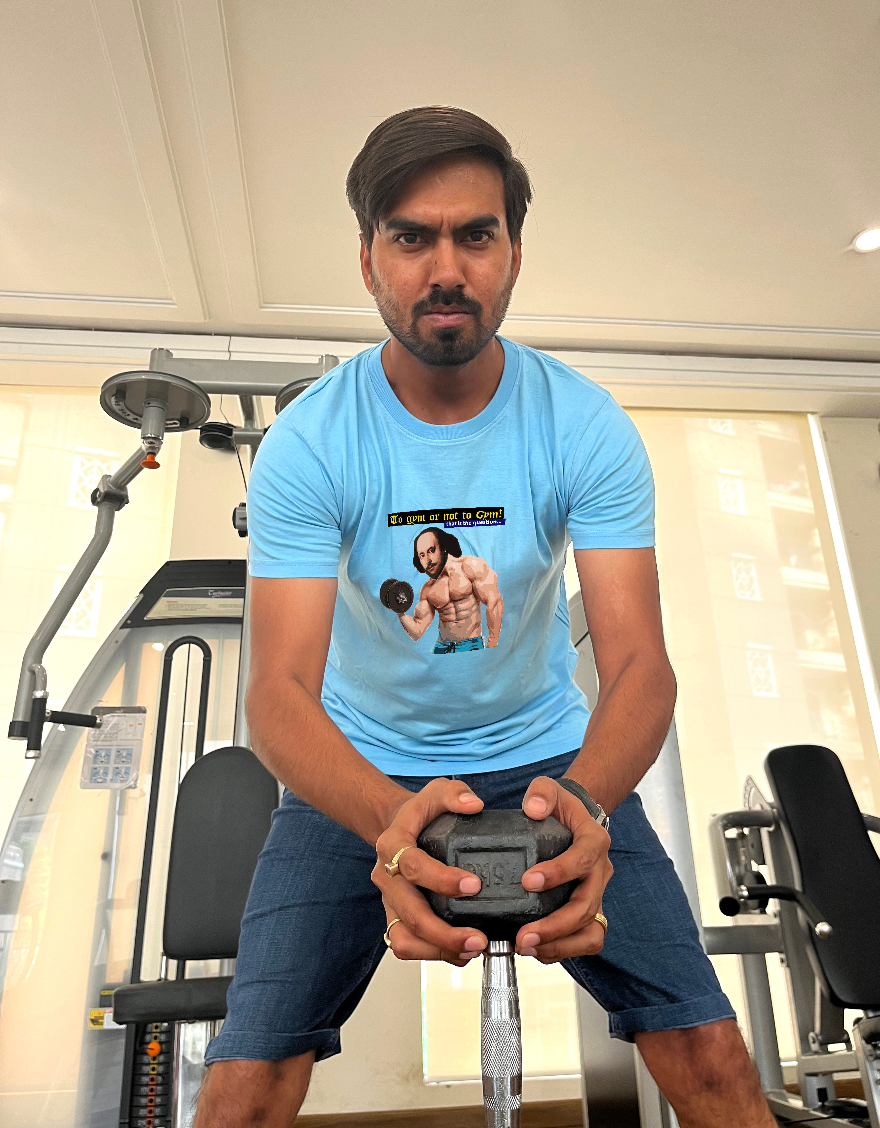 Unisex 'Shakespeare in the Gym' Printed T Shirt