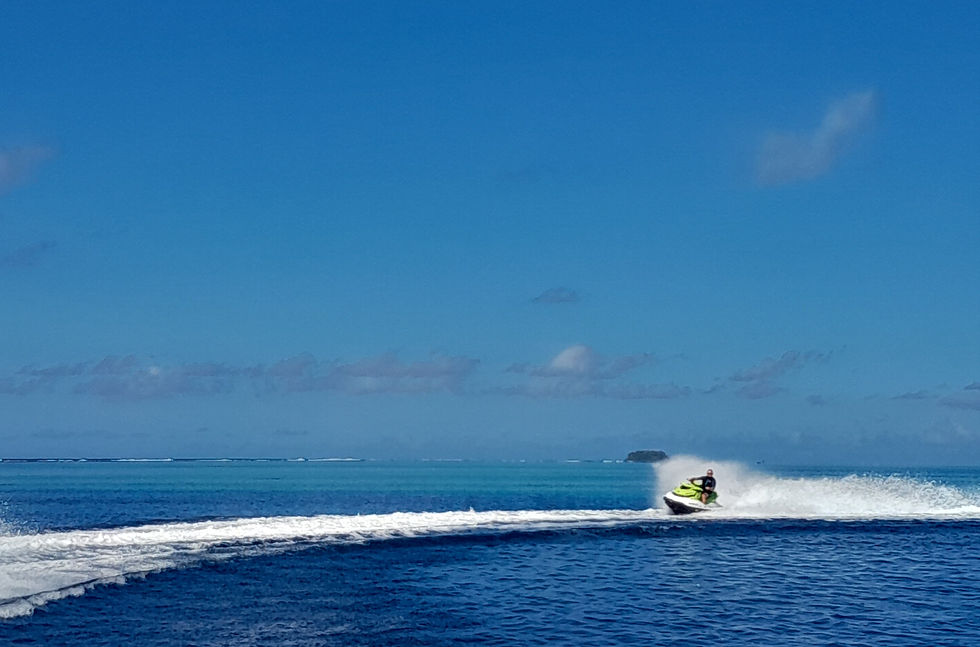 PHOTOS OF RAIATEA TOUR A foretaste of our jet ski excursion around Raaitea