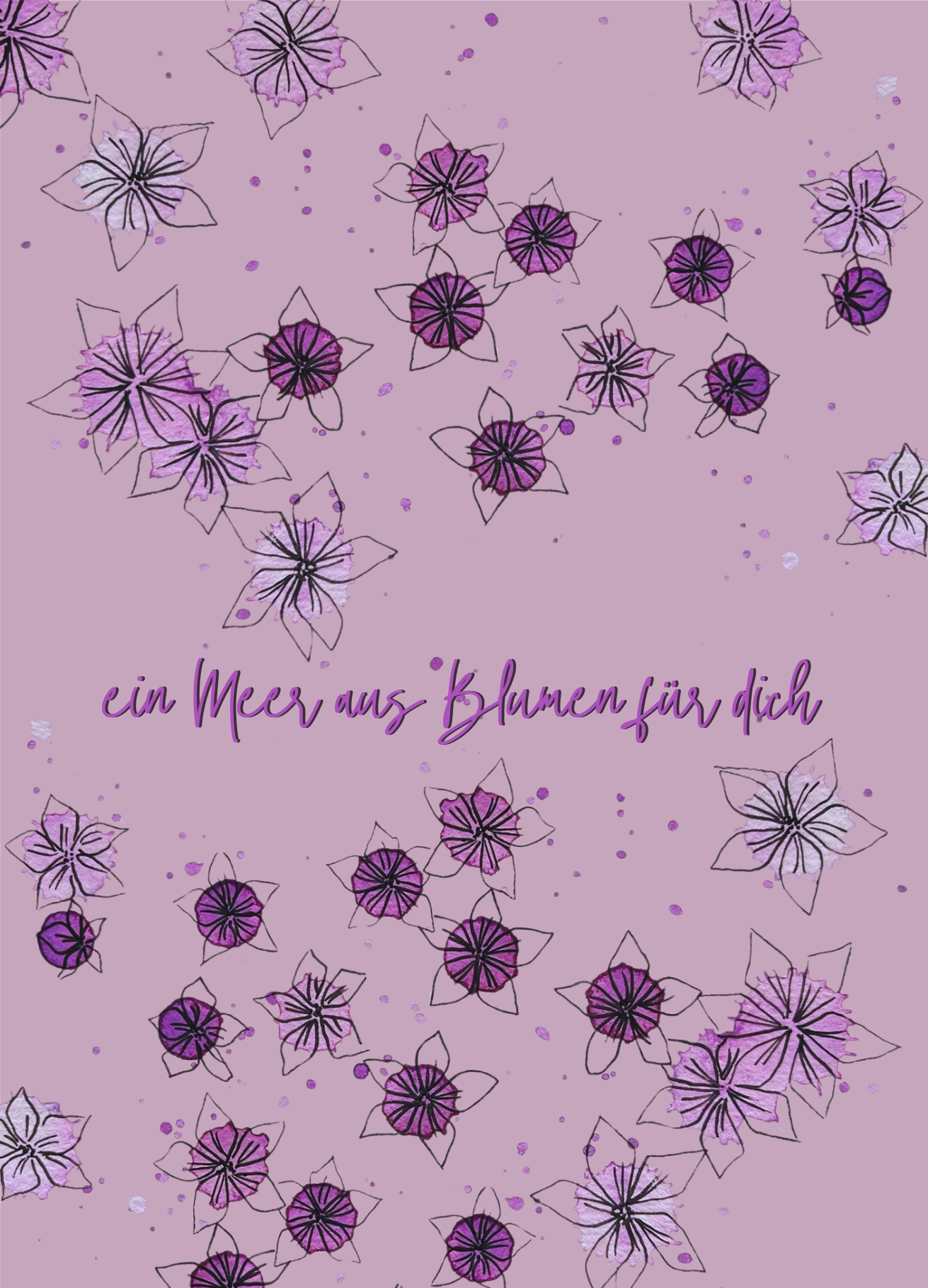 Ein Meer aus Blumen