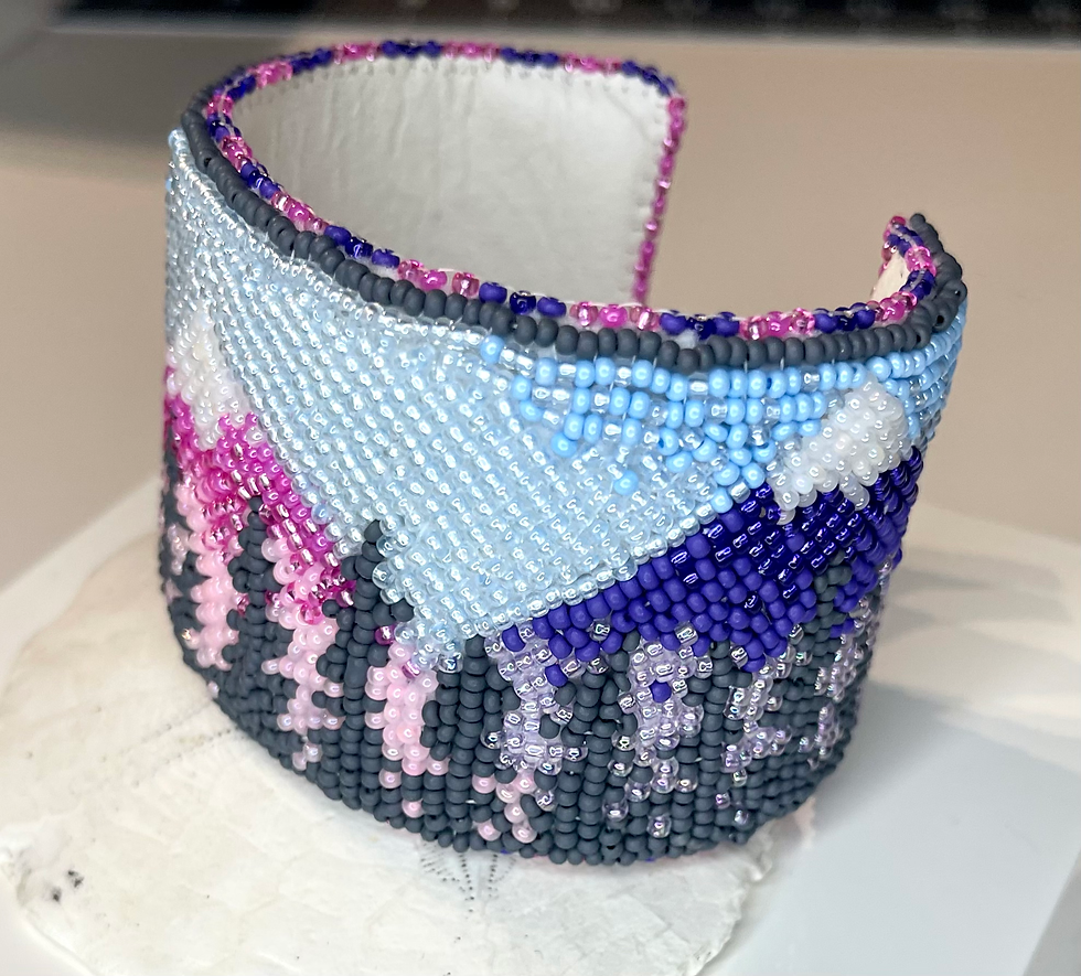 Thumbnail: PNW Purple & Pink Bracelet Cuff