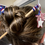 Thumbnail: Red ,White, and Blue Stars Seed Bead Hair sticks