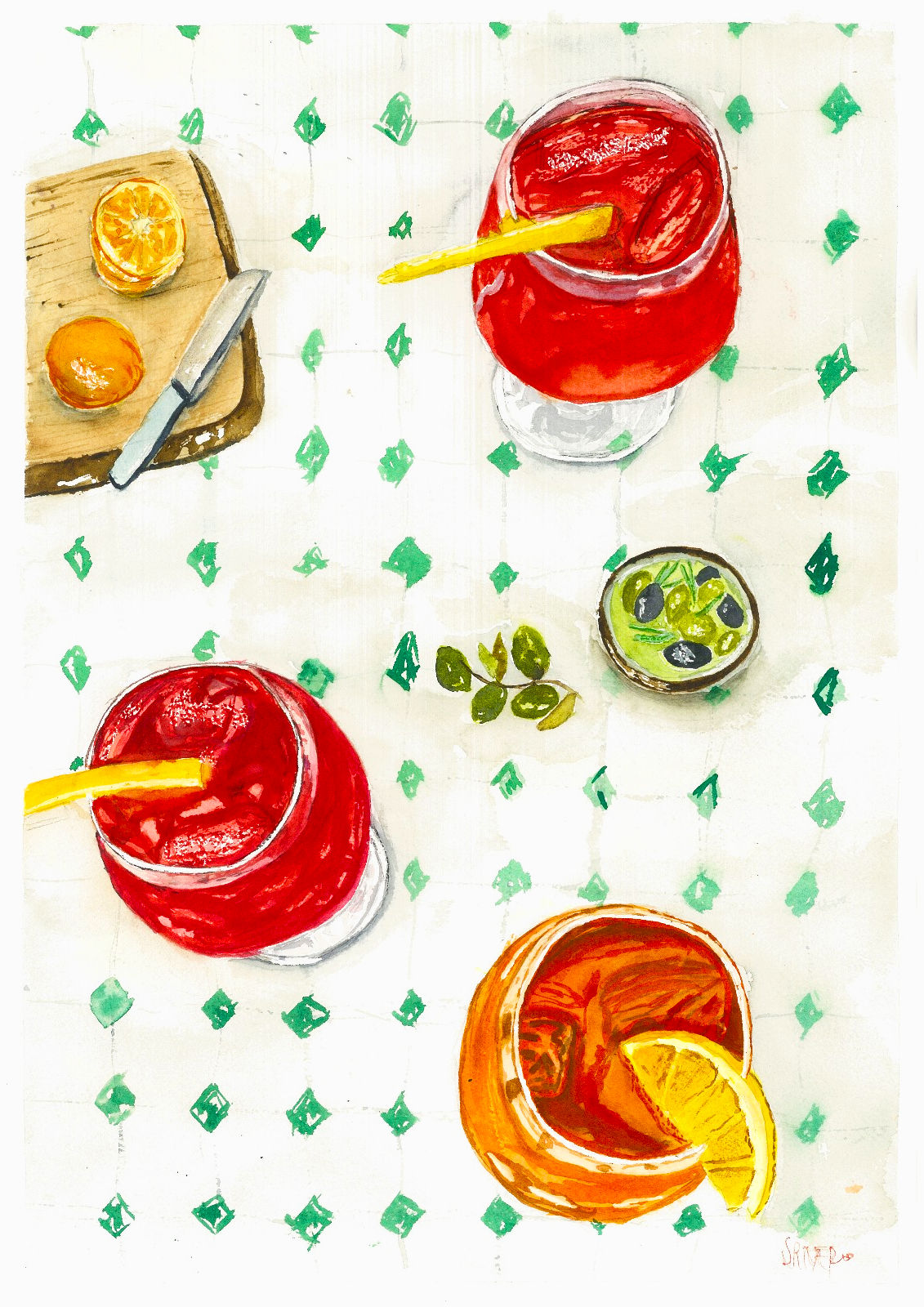 Aperols with friends