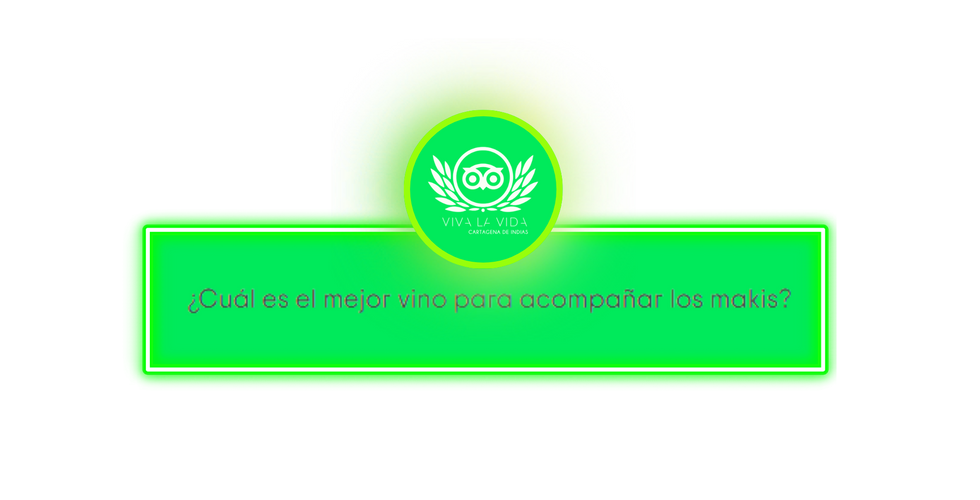 Burbuja verde estilo reseña de comensal, utilizada como gráfico de review en Viva La Vida Cartagena.