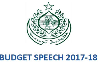 The Government of Sindh: Budget Speech 2017-18