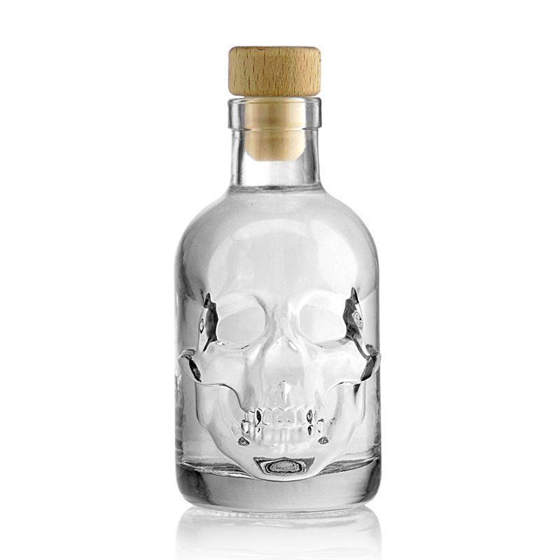 Fiole en verre - Crâne