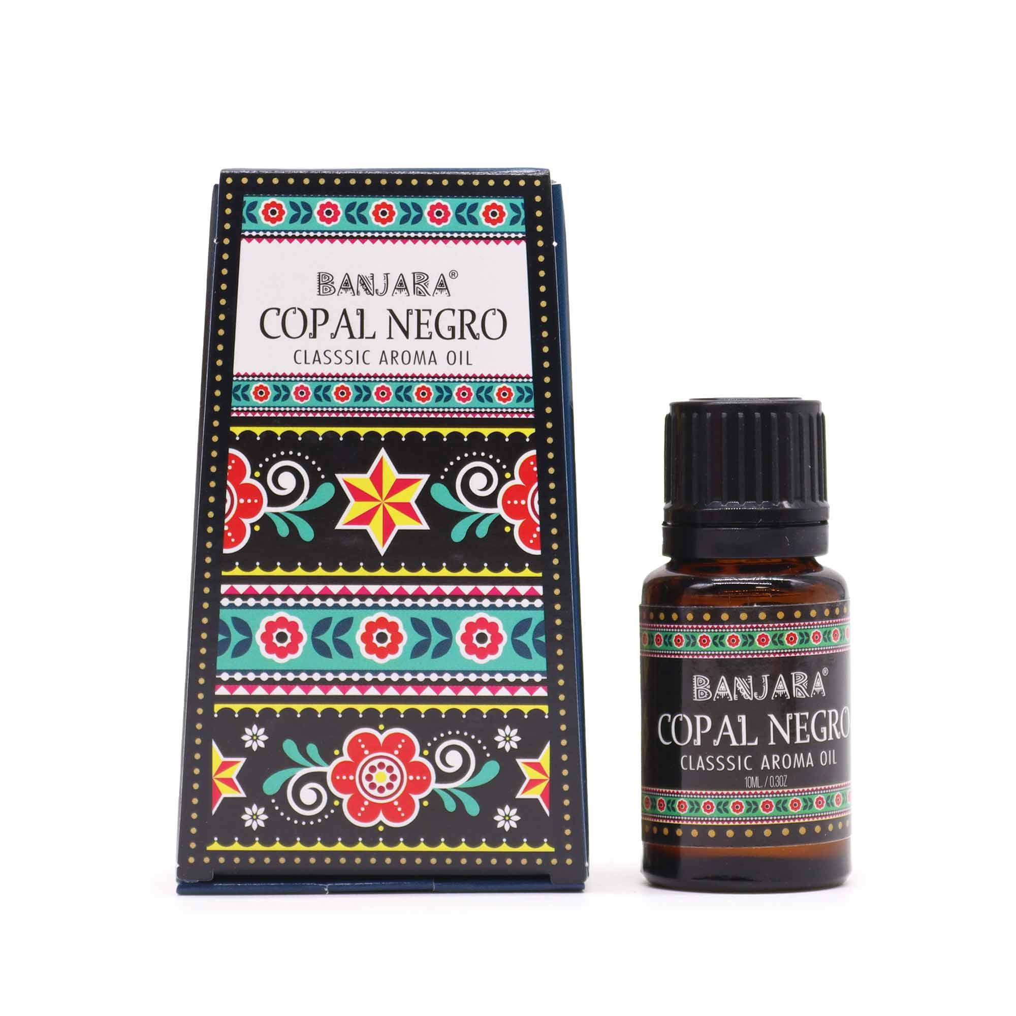 Huile parfumée indienne Banjara Copal noir
