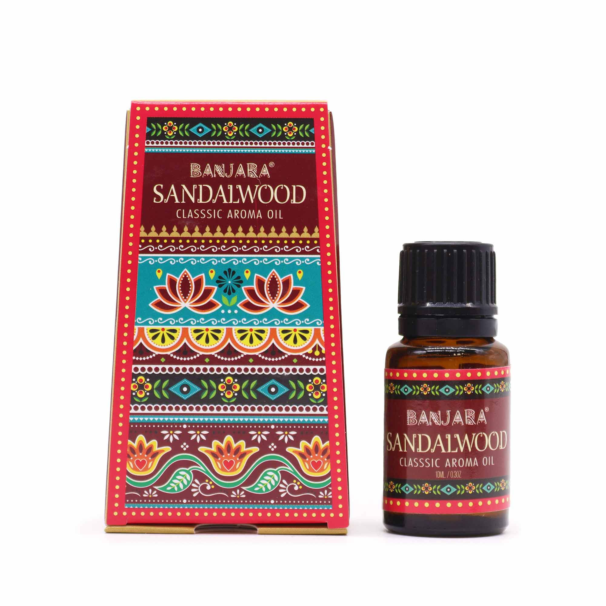 Huile parfumée indienne Banjara Bois de Santal