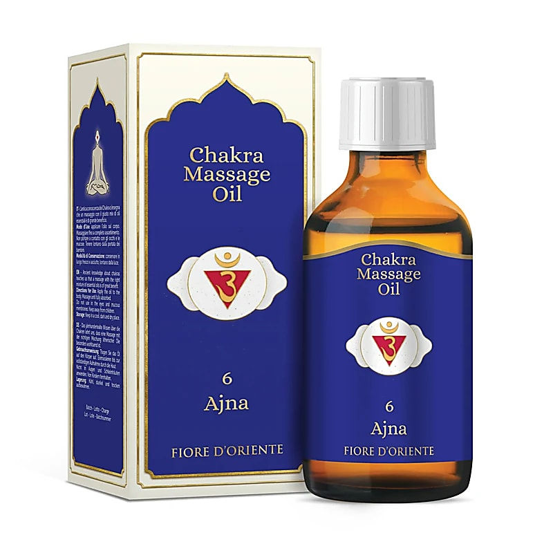Huile de massage - Chakra 3e oeil Ajna