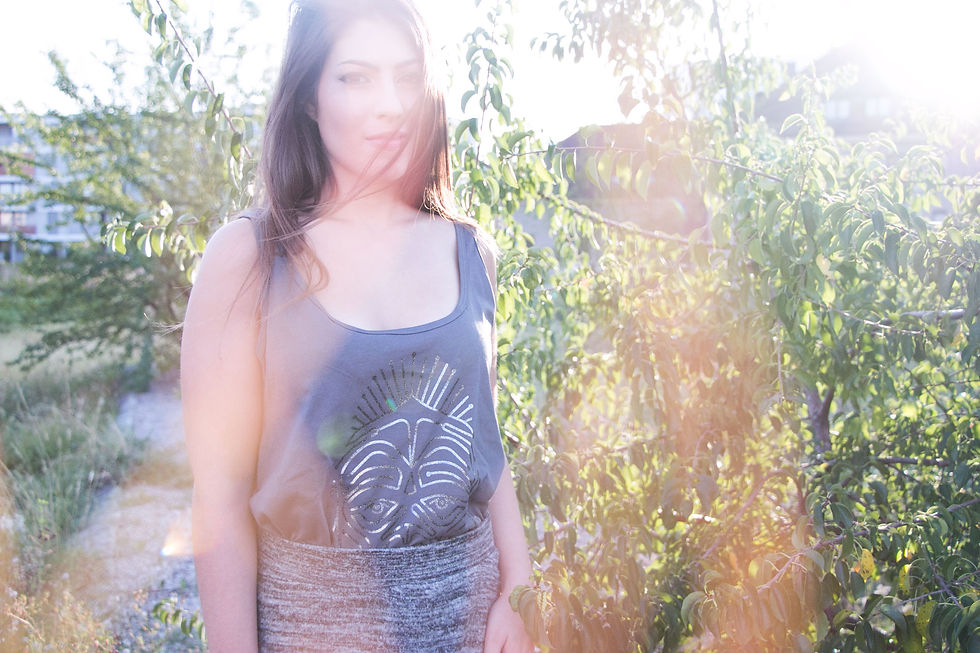 Miniaturbild: Bio Damen Tanktop glitter Gorilla