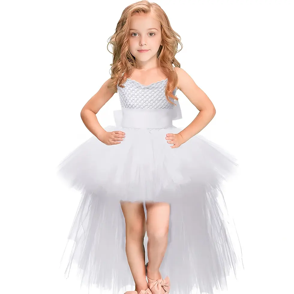 Thumbnail: Lyla Girls Tulle Tutu Dress