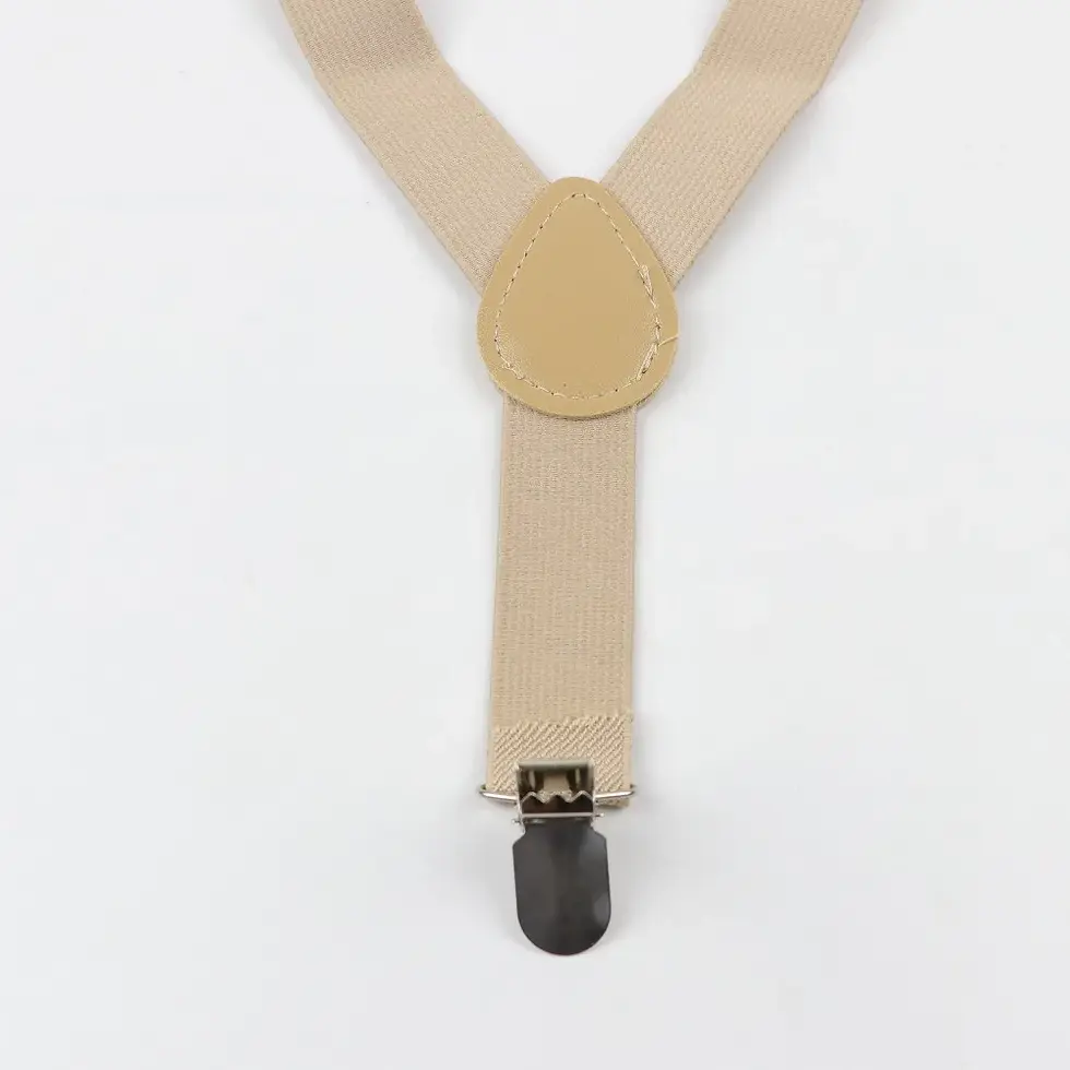 Thumbnail: Baby Boys Suspenders Polyester Y-Back Braces Bow Tie Adjustable Elastic