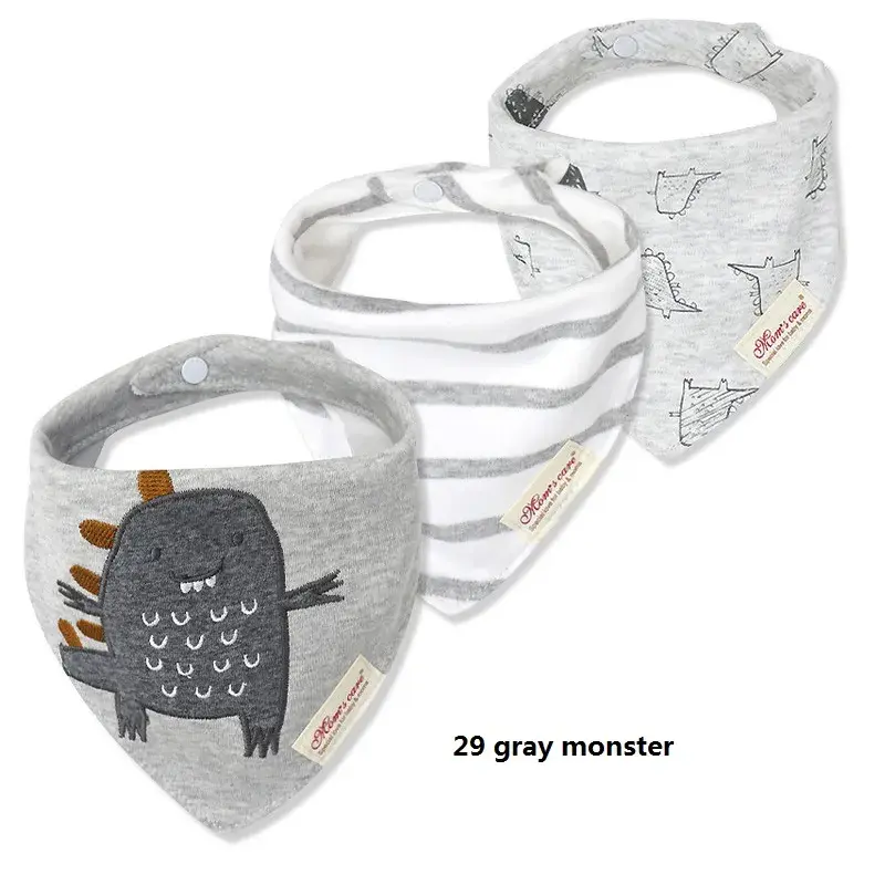 Thumbnail: Bobbi Baby Bibs Bandana Set 3pcs Per Lot