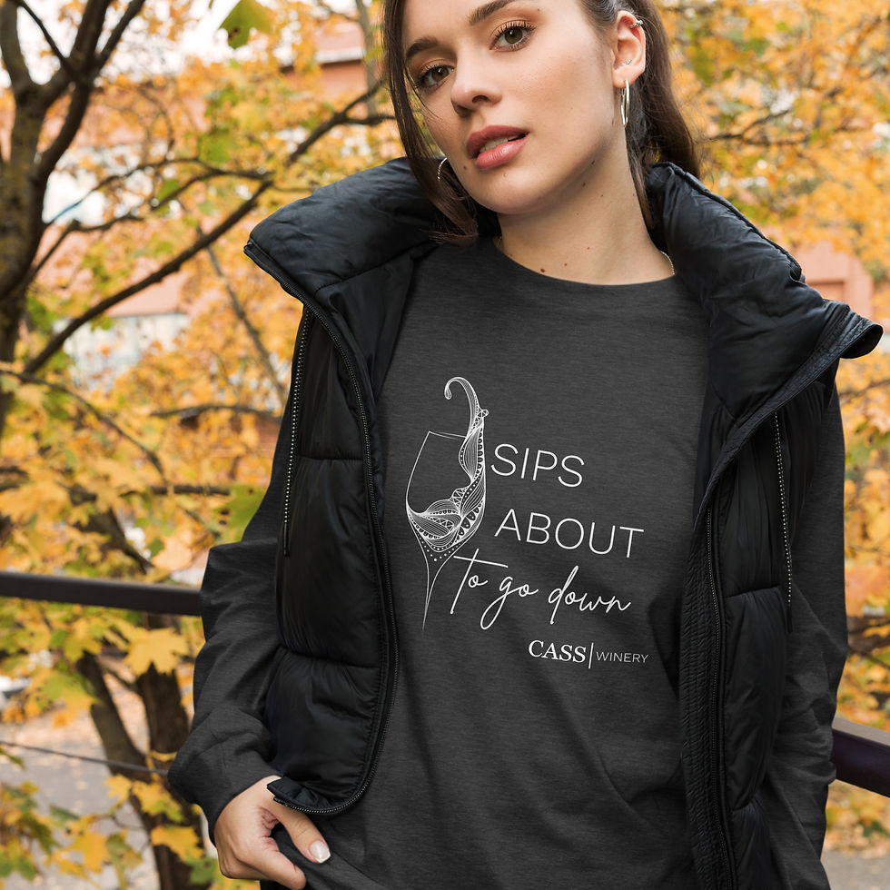 Thumbnail: "Sips About to Go Down" Women's Long Sleeve Tee