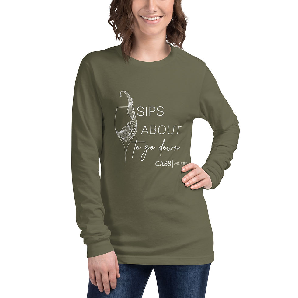 Thumbnail: "Sips About to Go Down" Women's Long Sleeve Tee