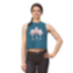 Thumbnail: "Rosé the Day Away" Racer Back Crop Top