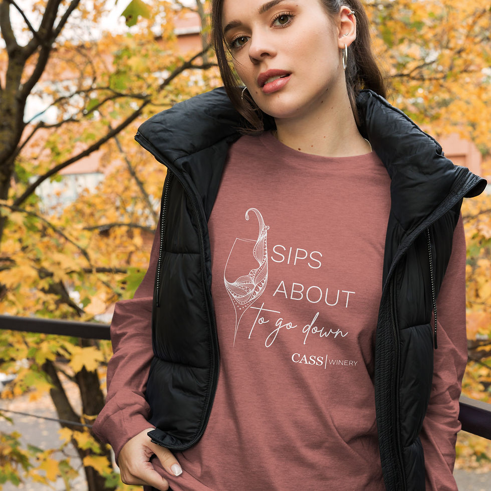 Thumbnail: "Sips About to Go Down" Women's Long Sleeve Tee