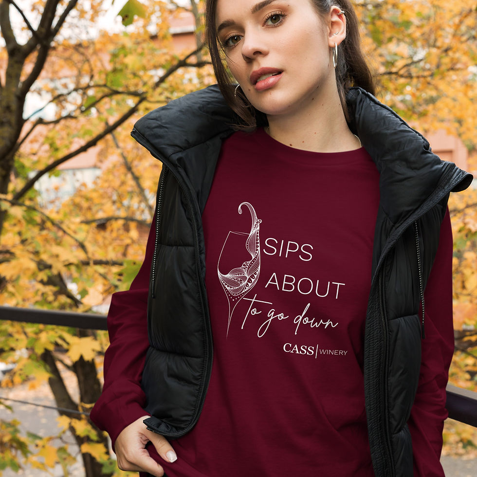 Thumbnail: "Sips About to Go Down" Women's Long Sleeve Tee