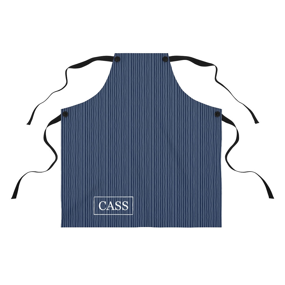 Thumbnail: Striped CASS Apron with Brand Iron Logo