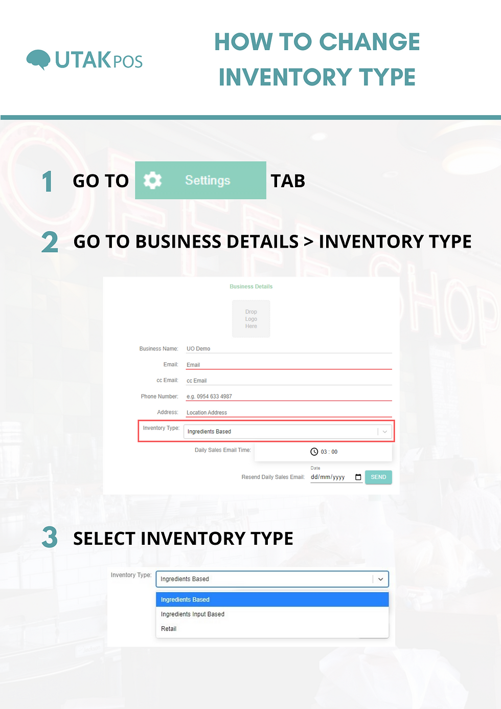 Change Inventory Type