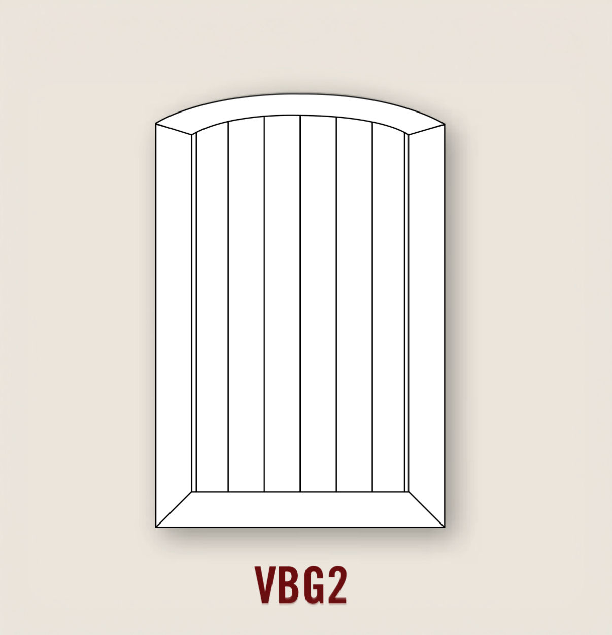 Privacy Vinyl Gate – Welded – Solid Tongue and Groove with Crowned F-Rail