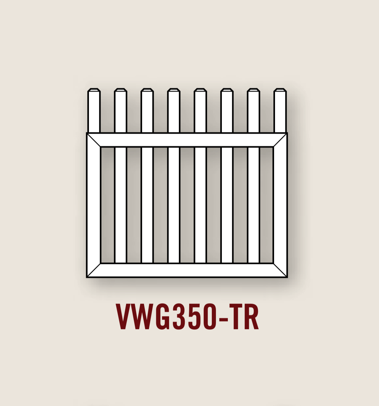Welded Picket Gate – Contemp Straight Dog Ear Picket