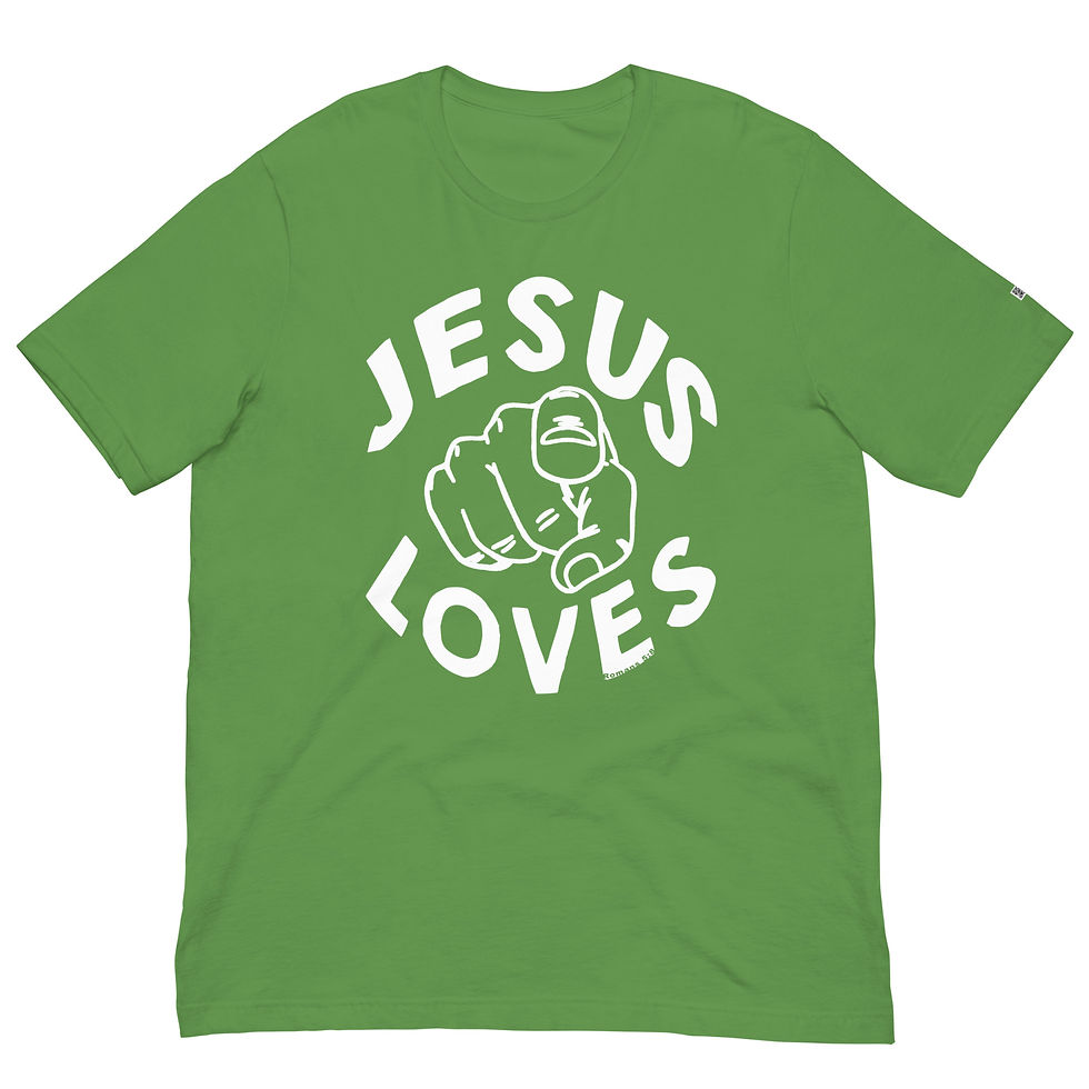 Thumbnail: "Jesus Loves You" Short-Sleeve Unisex T-Shirt (Multi-Colors)