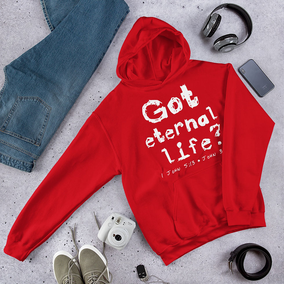 Thumbnail: "Got Eternal Life" Unisex Hoodie (Multi-Colors)