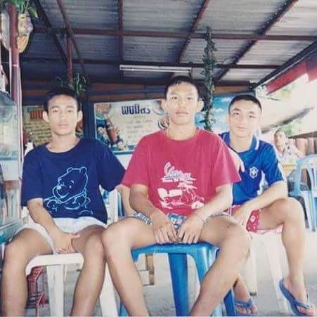 15 years old Keng with his gym mates.