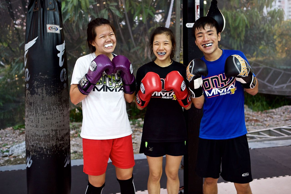 Part of the Team Onyx Boxers : Audrey, Myself & Junwei