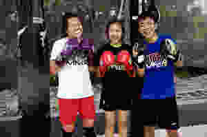 Part of the Team Onyx Boxers : Audrey, Myself & Junwei