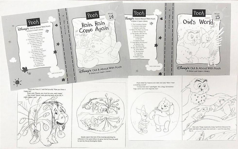 Pooh Serie_ art direction sketches