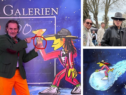 Wie ein Komet !                   Udo Lindenberg - Vernissage in Werl 