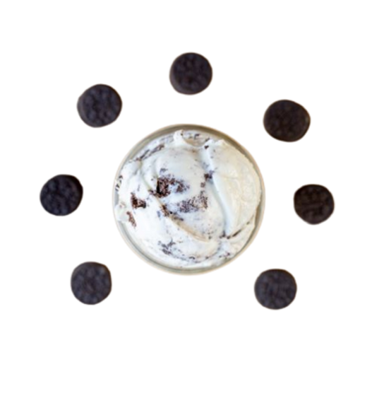 JTs Creamery cookies and cream ice cream