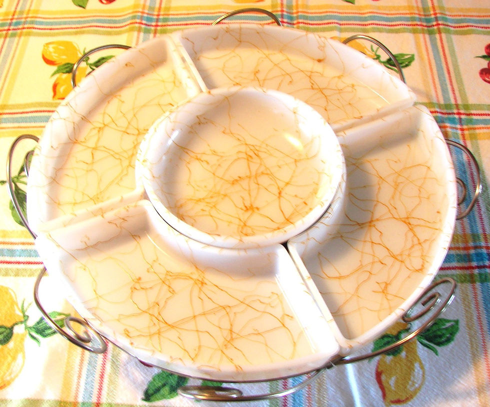 White Milk Glass with Butterscotch D