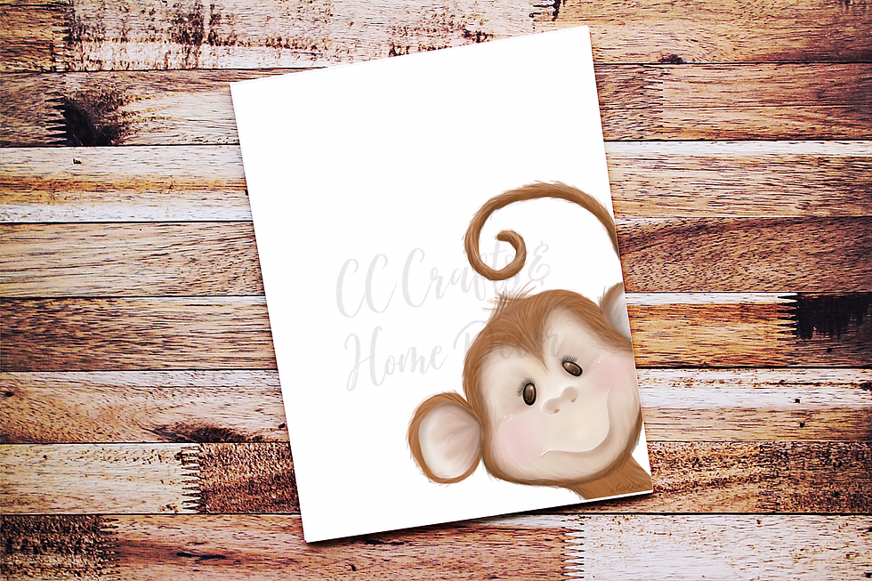Thumbnail: Monkey Safari Art Print