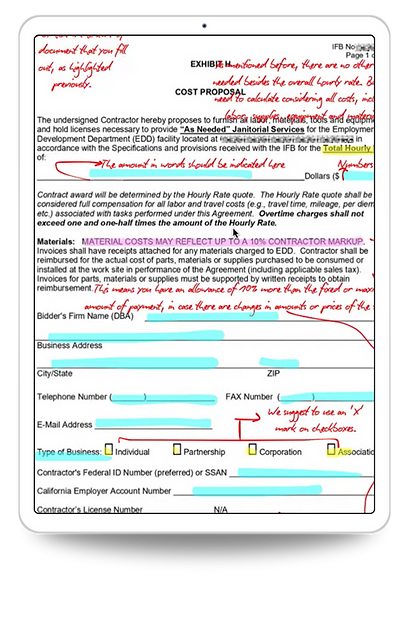 Interpreting an IFB