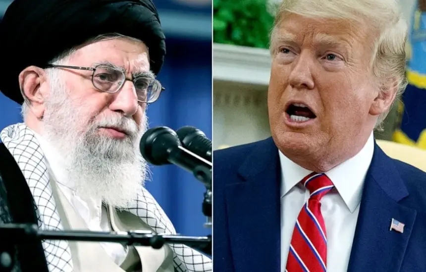 Ali Khamenei et Donald Trump