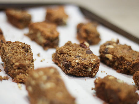 vanilla almond butter brownies