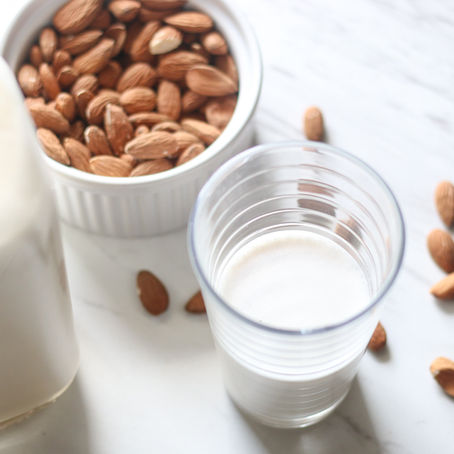homemade almond milk