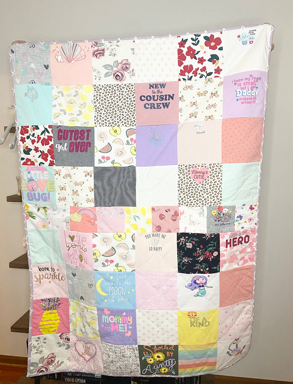 Thumbnail: Baby Clothes Quilt, Memory Quilt, T Shirt Quilt, Memory Blanket