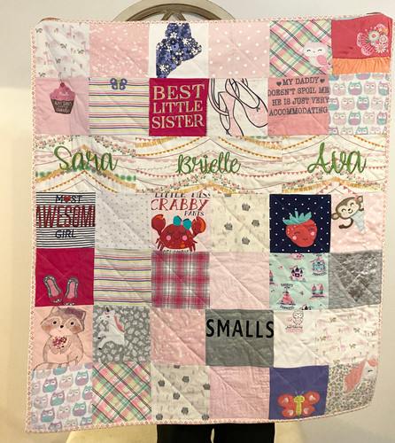 Baby Clothes Quilt, Memory Quilt, T Shirt Quilt, Memory Blanket