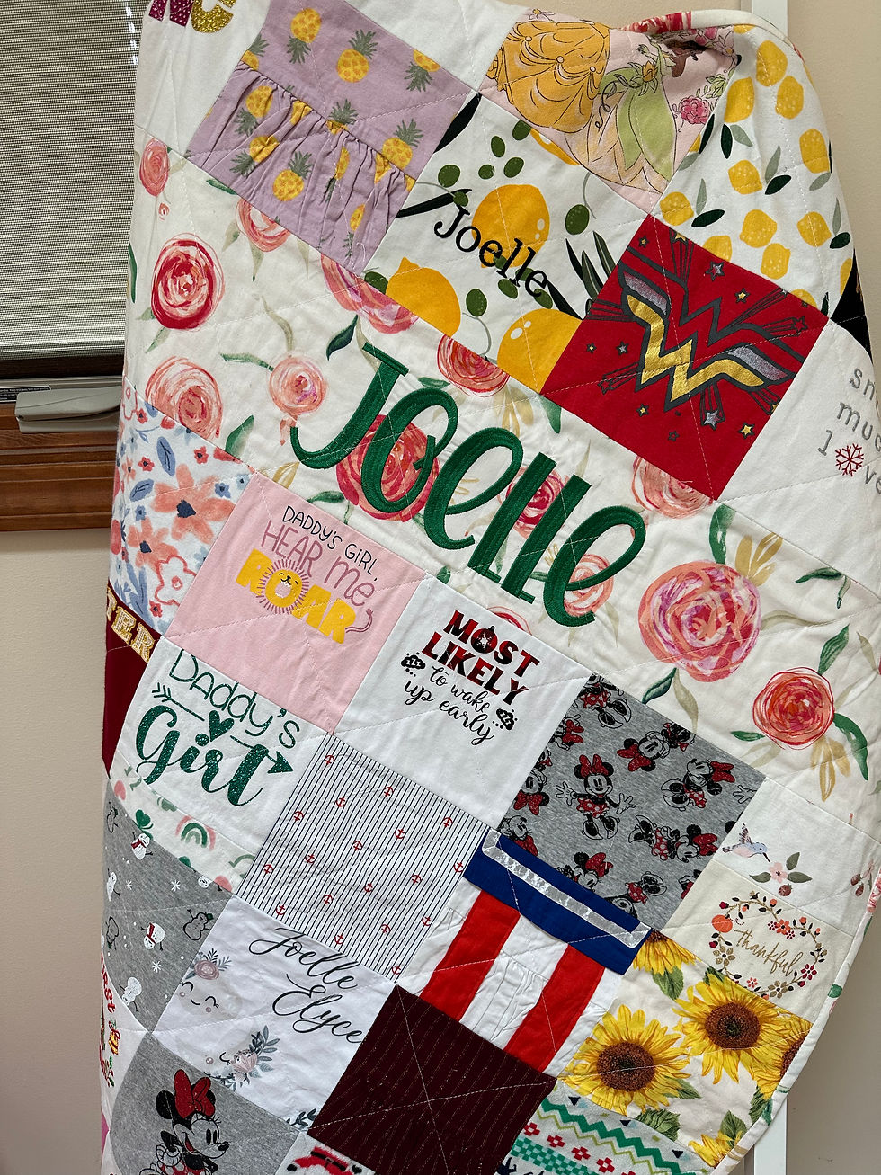 Thumbnail: Baby Clothes Quilt, Memory Quilt, T Shirt Quilt, Memory Blanket