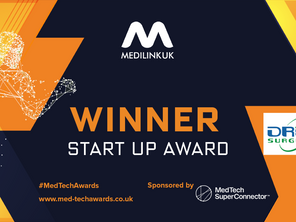 WINNER STARTUP during the National Business in Healthcare Awards