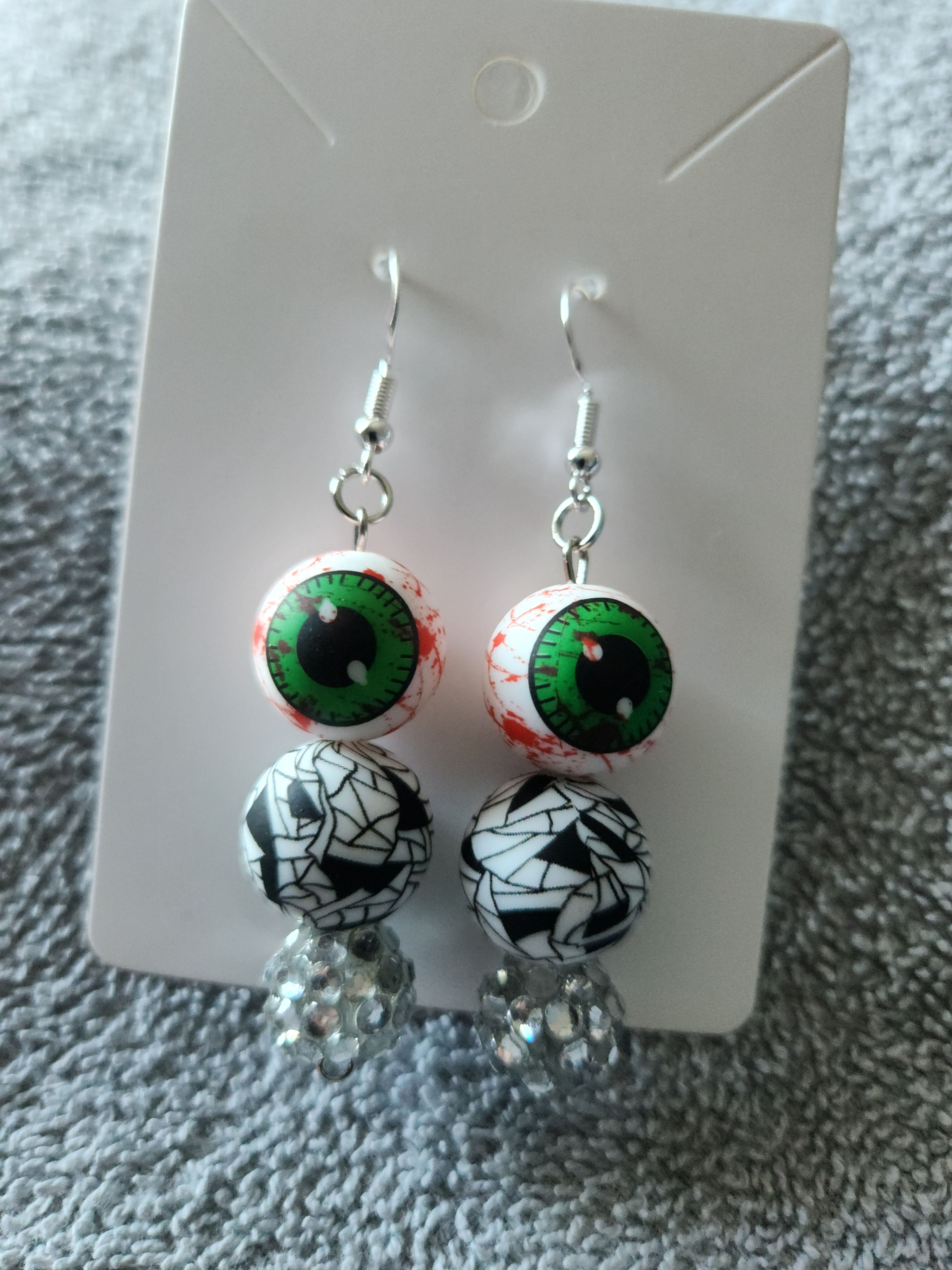 Bloodshot Eye Earrings