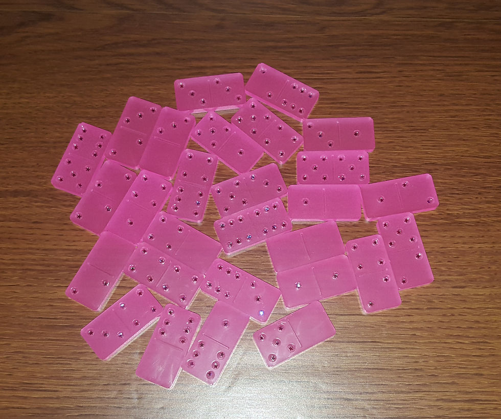 Thumbnail: Double 6 Resin Dominoes